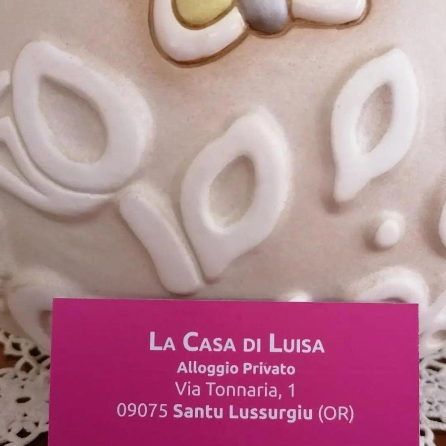 La Casa Di Luisa Apartamento Santu Lussurgiu Exterior foto